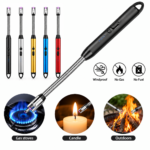Rechargeable arc kitchen lighter metal body with Type C port
