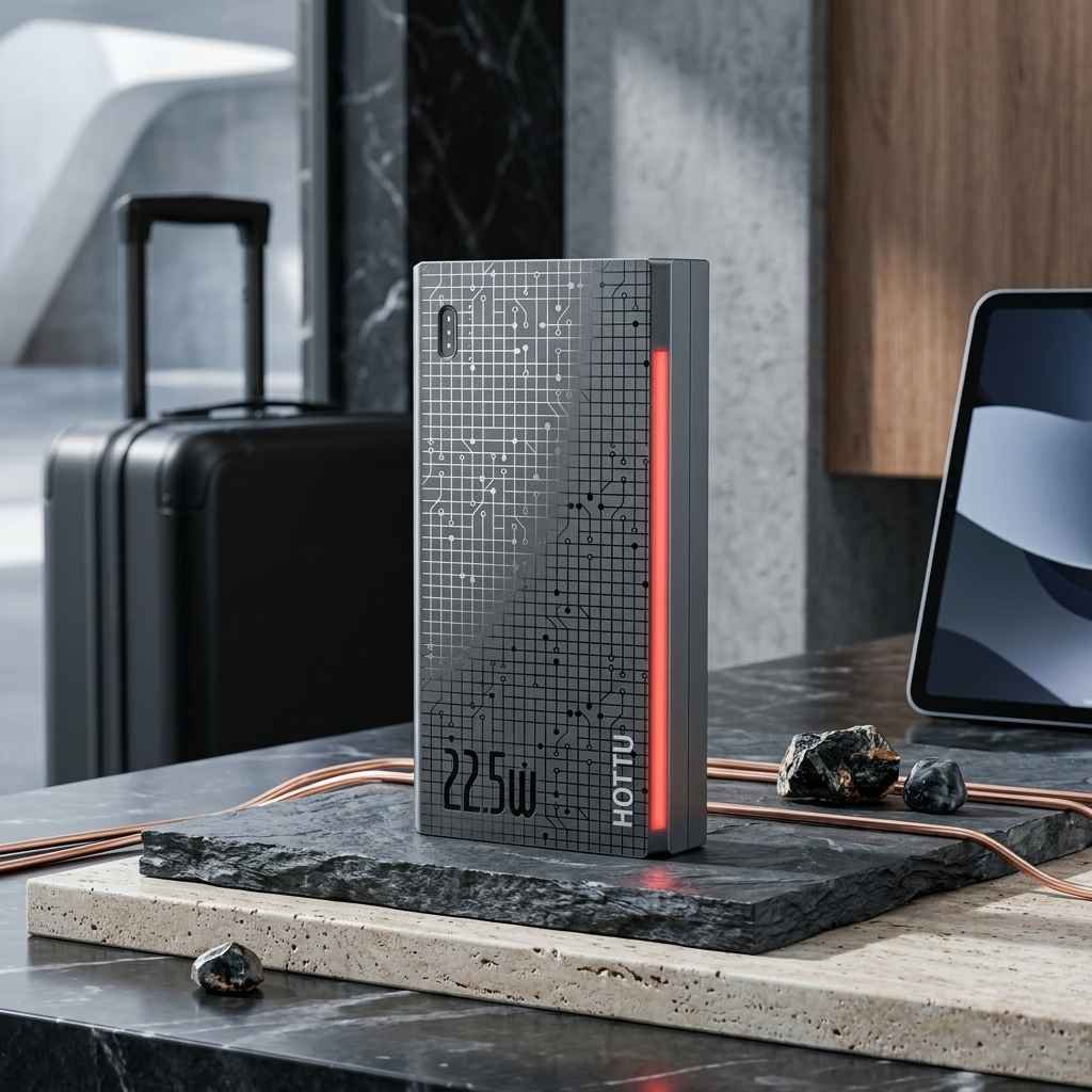 HOTTU HT200 20000mAh Power Bank – 22.5W Fast Charging with Digital Display - Image 2