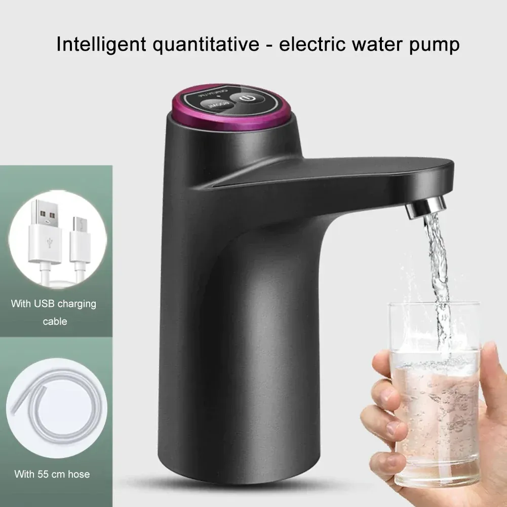 Touch Intelligent Electric Water Pump – Rechargeable Automatic Dispenser For Bottled Water With One-Touch Operation (Random Color) - Image 3