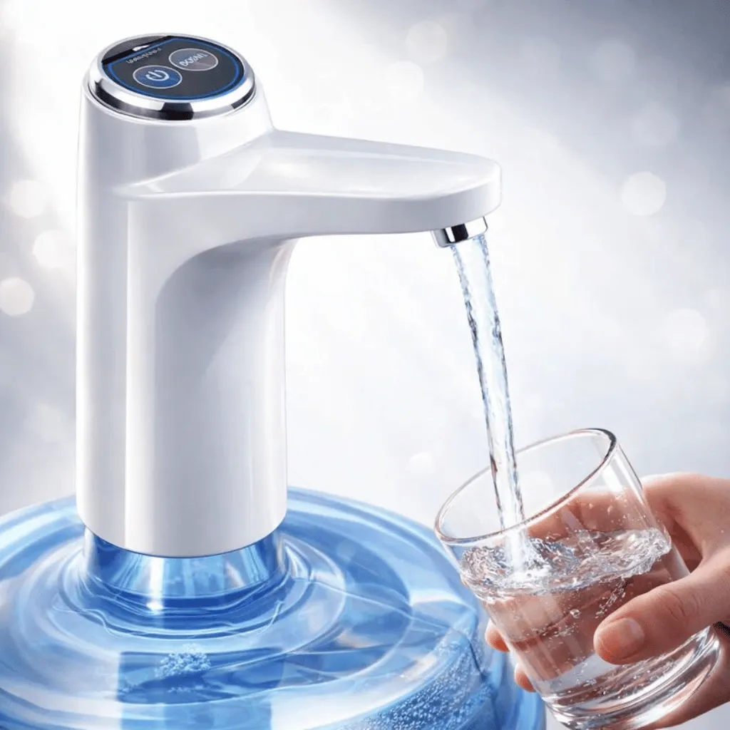Touch Intelligent Electric Water Pump – Rechargeable Automatic Dispenser For Bottled Water With One-Touch Operation (Random Color) - Image 2