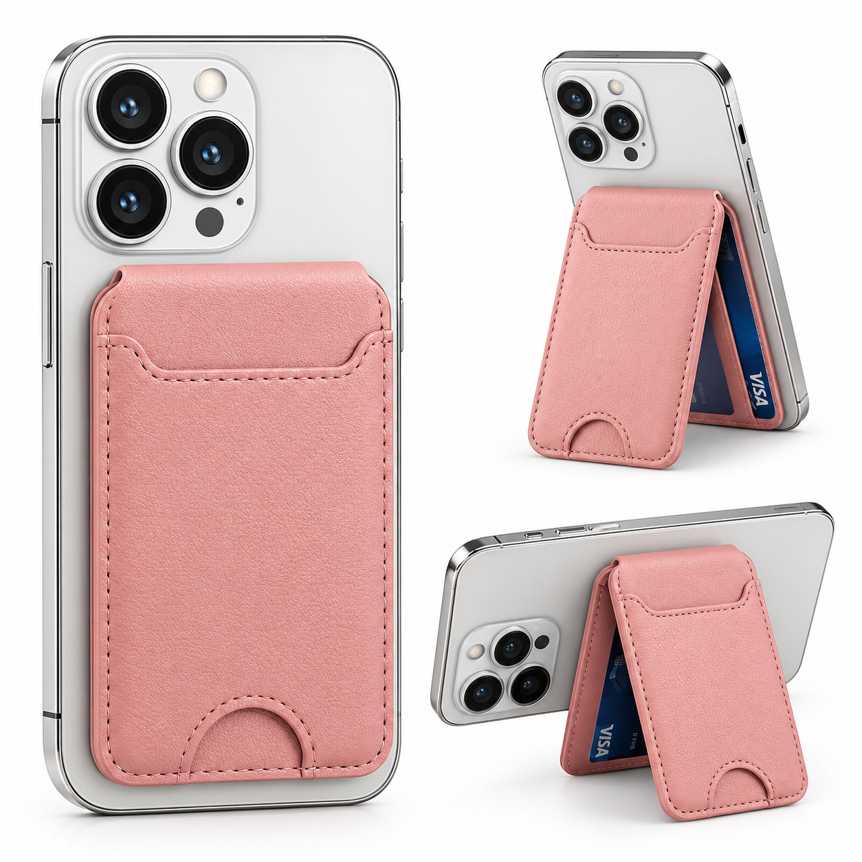 mobile magnetic card holder wallet